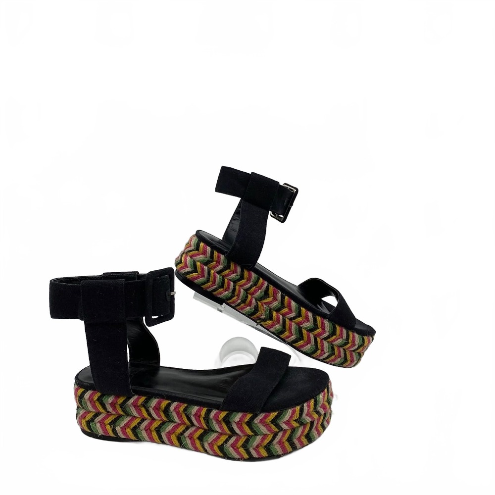 House of Harlow Straw Multi Platform Shoes | OS Women's
